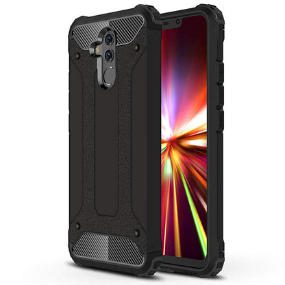 Hülle für Huawei Mate 20 Lite, Techsuit, Hybrid Armor, Schwarz