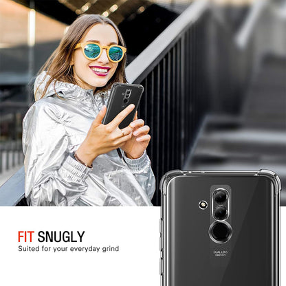 Hülle für Huawei Mate 20 Lite, Techsuit, stoßfest klar, transparent
