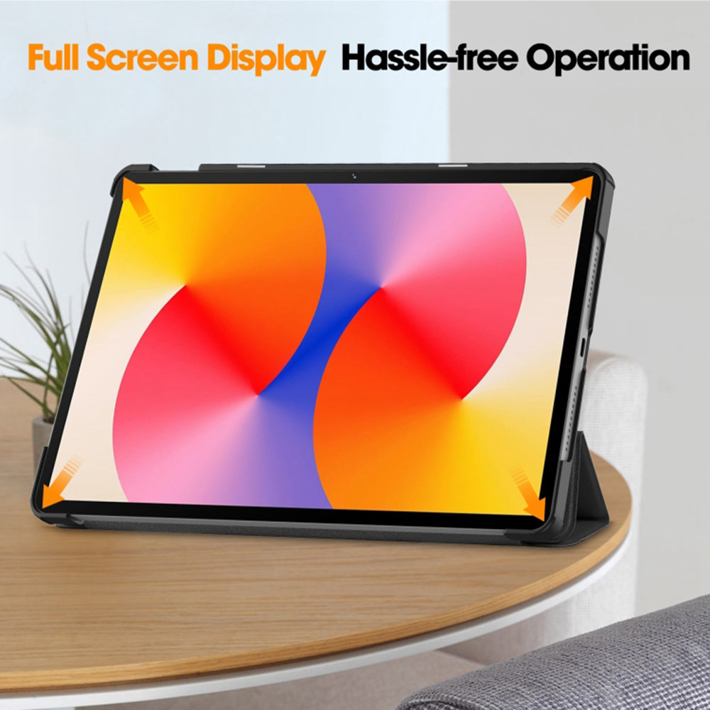 Hoes voor Huawei MatePad SE 11, Techsuit, FoldPro, Zwart