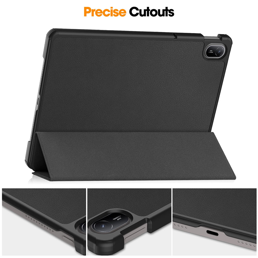 Hoes voor Huawei MatePad SE 11, Techsuit, FoldPro, Zwart