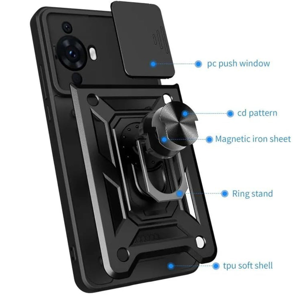 Coque pour Huawei nova 12s / nova 11, Techsuit, CamShield, Vert