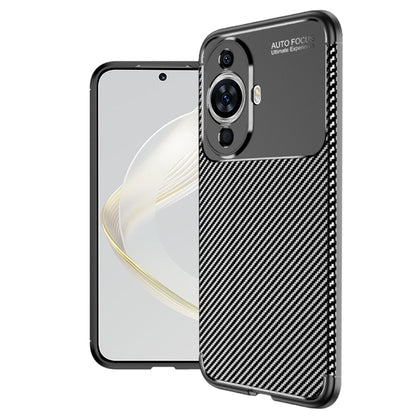 Case for Huawei nova 12s / nova 11, Techsuit, CarbonFiber, Black