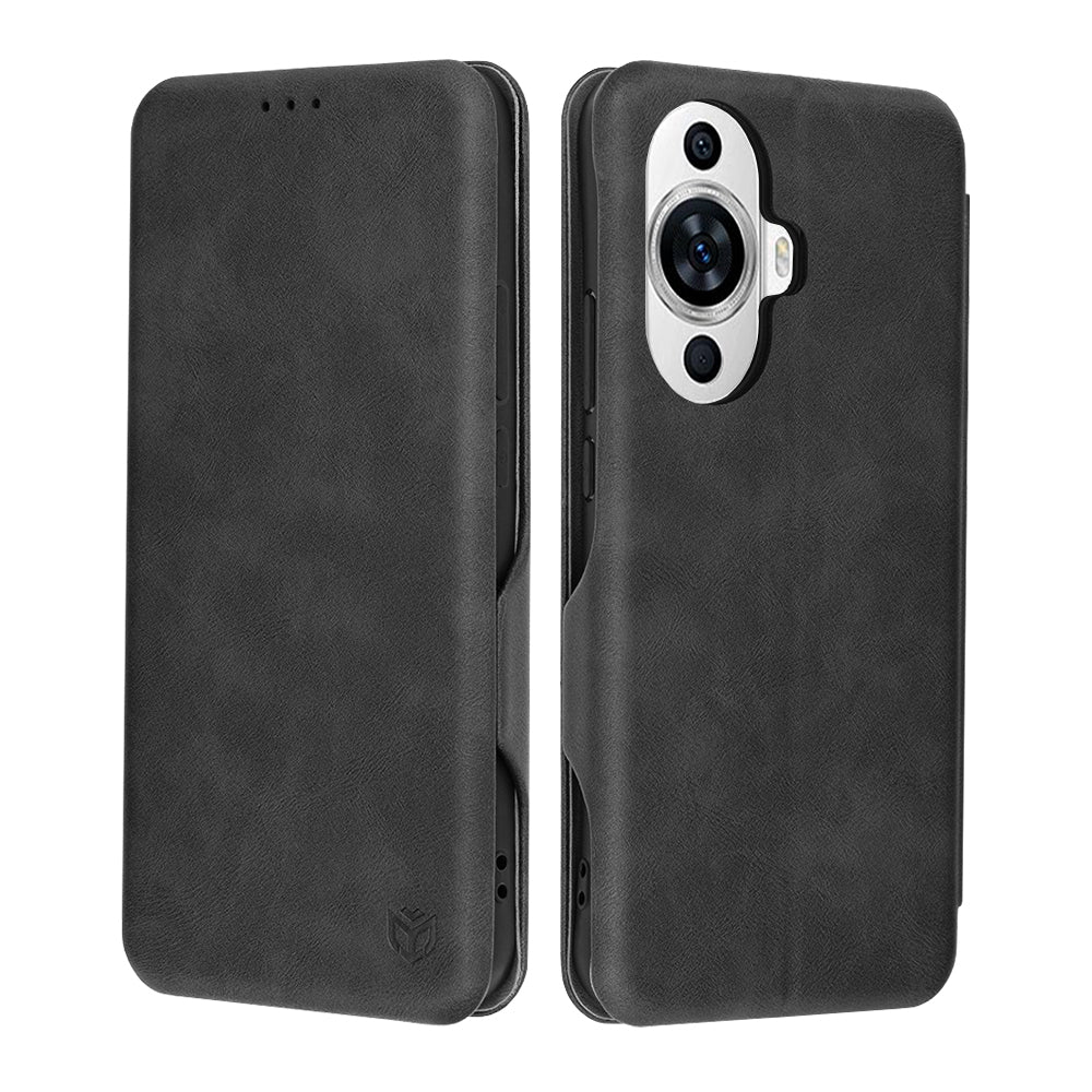 Hülle für Huawei nova 12s / nova 11, Techsuit, Safe Wallet Plus, Schwarz