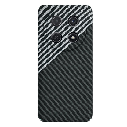 Coque pour Huawei nova 13i / nova 12i, Techsuit, Carbonite FiberShell, Noir Gris