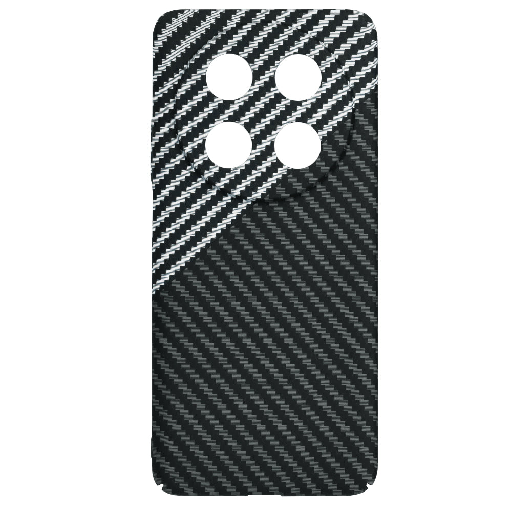 Coque pour Huawei nova 13i / nova 12i, Techsuit, Carbonite FiberShell, Noir Gris