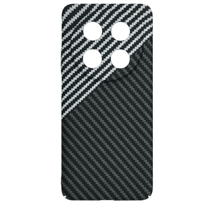 Coque pour Huawei nova 13i / nova 12i, Techsuit, Carbonite FiberShell, Noir Gris