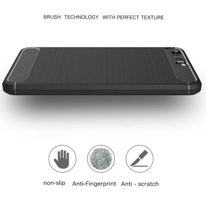 Coque pour Huawei P10 Plus, Techsuit, Carbone, Noire