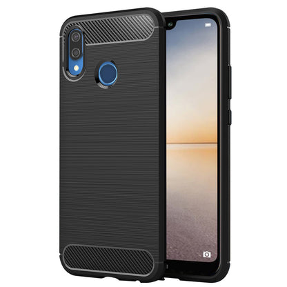 Coque pour Huawei P20 Lite, Techsuit, Carbone, Noire