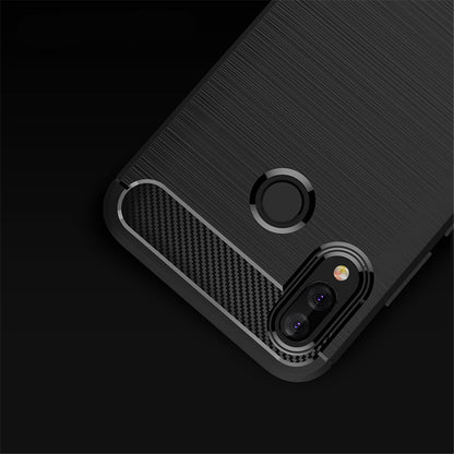 Coque pour Huawei P20 Lite, Techsuit, Carbone, Noire