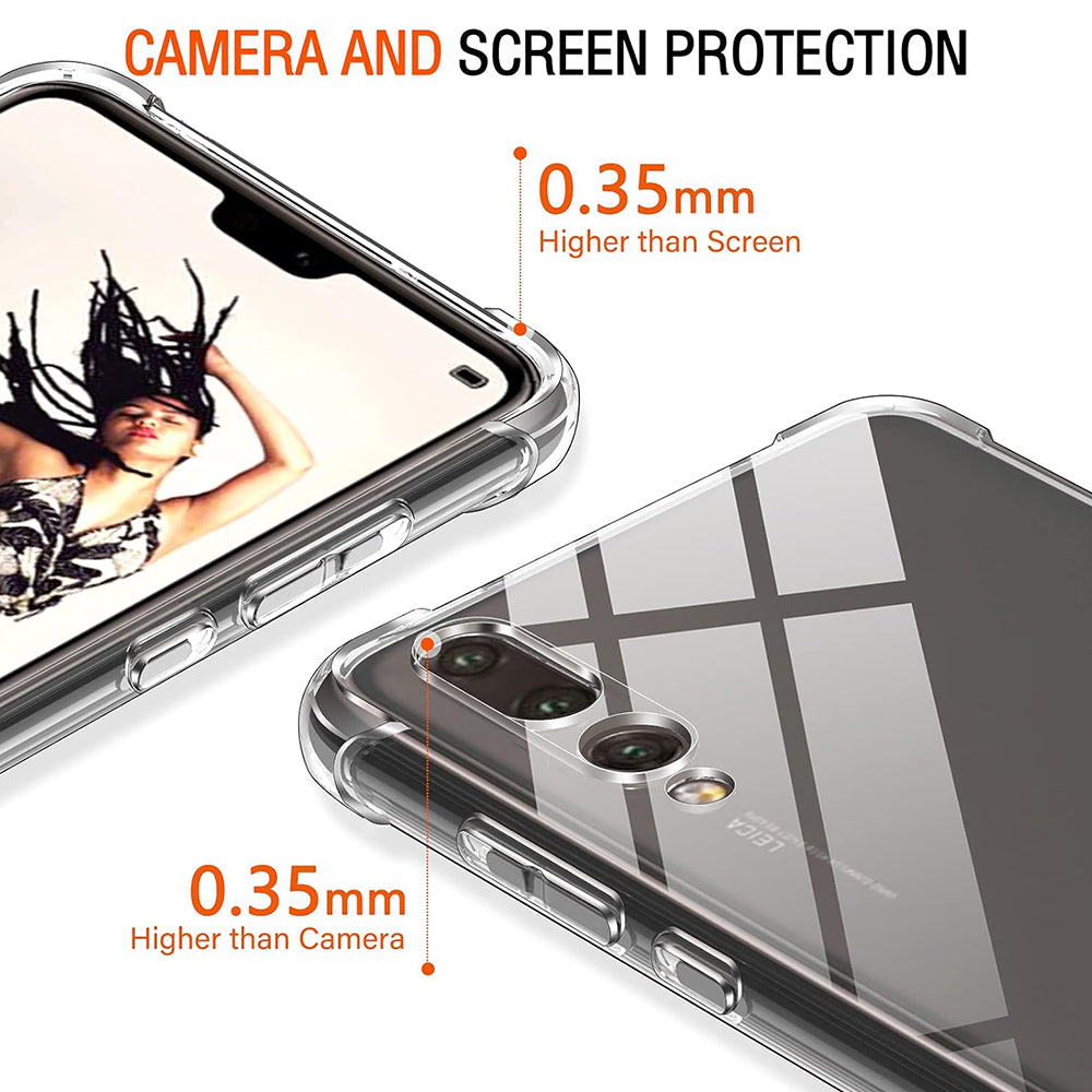 Coque pour Huawei P20 Pro, Techsuit, Anti-choc Claire, Transparente