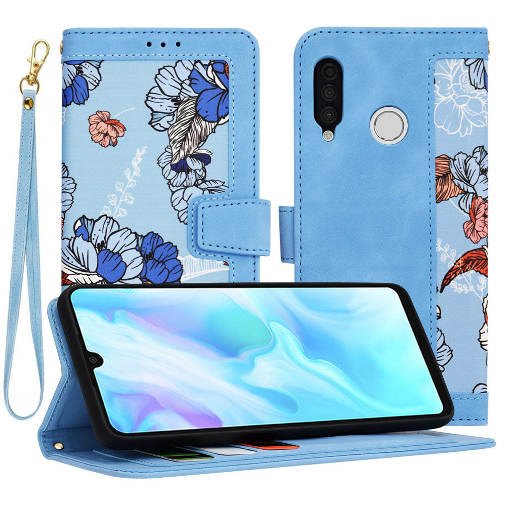 Case for Huawei P30 lite New Edition / P30 lite, Techsuit, FlipCraft, Blue