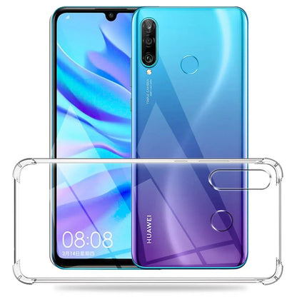 Coque pour Huawei P30 lite New Edition / P30 lite, Techsuit, Antichoc Claire, Transparente