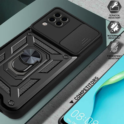 Hoes voor Huawei P40 lite 4G, Techsuit, CamShield, Zwart