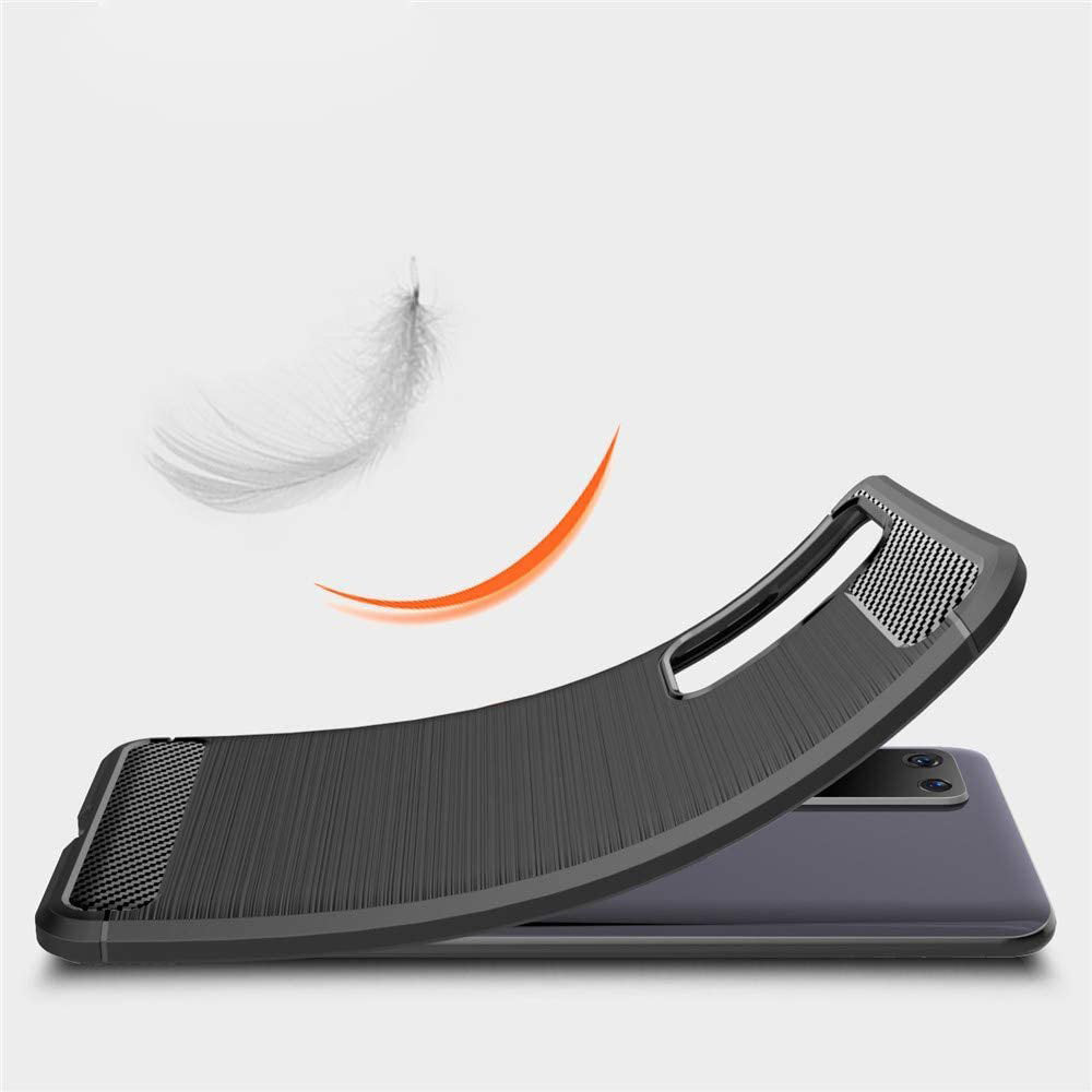 Hülle für Huawei P40 Pro, Techsuit, Carbon, Schwarz