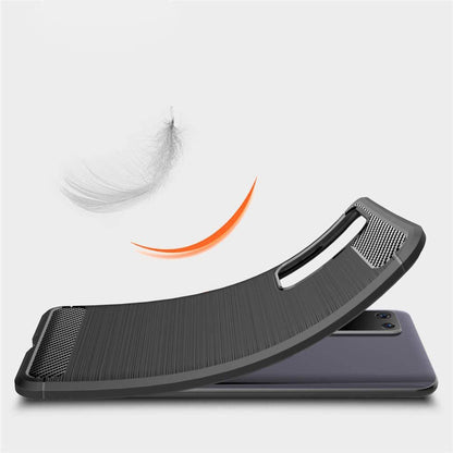 Hülle für Huawei P40 Pro, Techsuit, Carbon, Schwarz