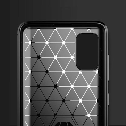 Hülle für Huawei P40 Pro, Techsuit, Carbon, Schwarz