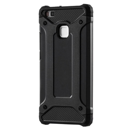 Hoes voor Huawei P9 lite (2016), Techsuit, Hybrid Armor, Zwart