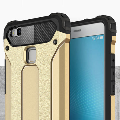 Hoes voor Huawei P9 lite (2016), Techsuit, Hybrid Armor, Zwart