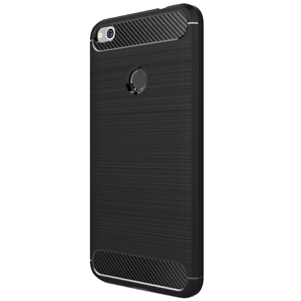 Coque pour Huawei P9 Lite (2017) / P8 Lite (2017), Techsuit, Carbone, Noire