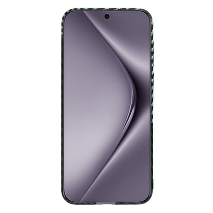 Case for Huawei Pura 70 Pro, Techsuit, Carbonite FiberShell, Black Gray