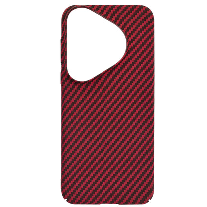 Hülle für Huawei Pura 70 Pro, Techsuit, Carbonite FiberShell, Rot