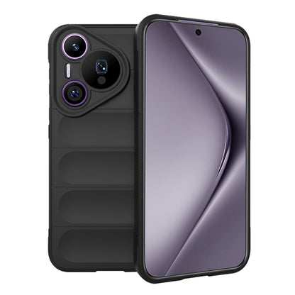 Hoes voor Huawei Pura 70 Pro, Techsuit, Magic Shield, Zwart
