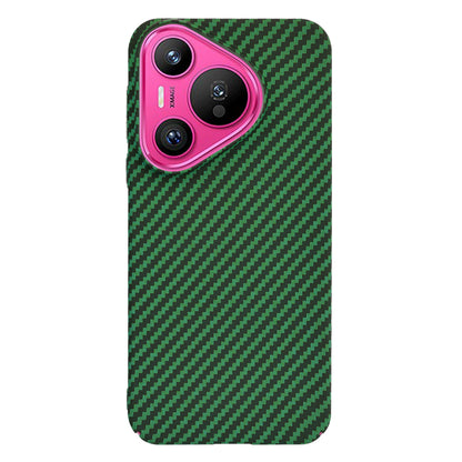 Coque pour Huawei Pura 70, Techsuit, Carbonite FiberShell, Vert