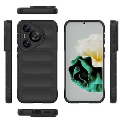 Coque pour Huawei Pura 70, Techsuit, Magic Shield, Noire