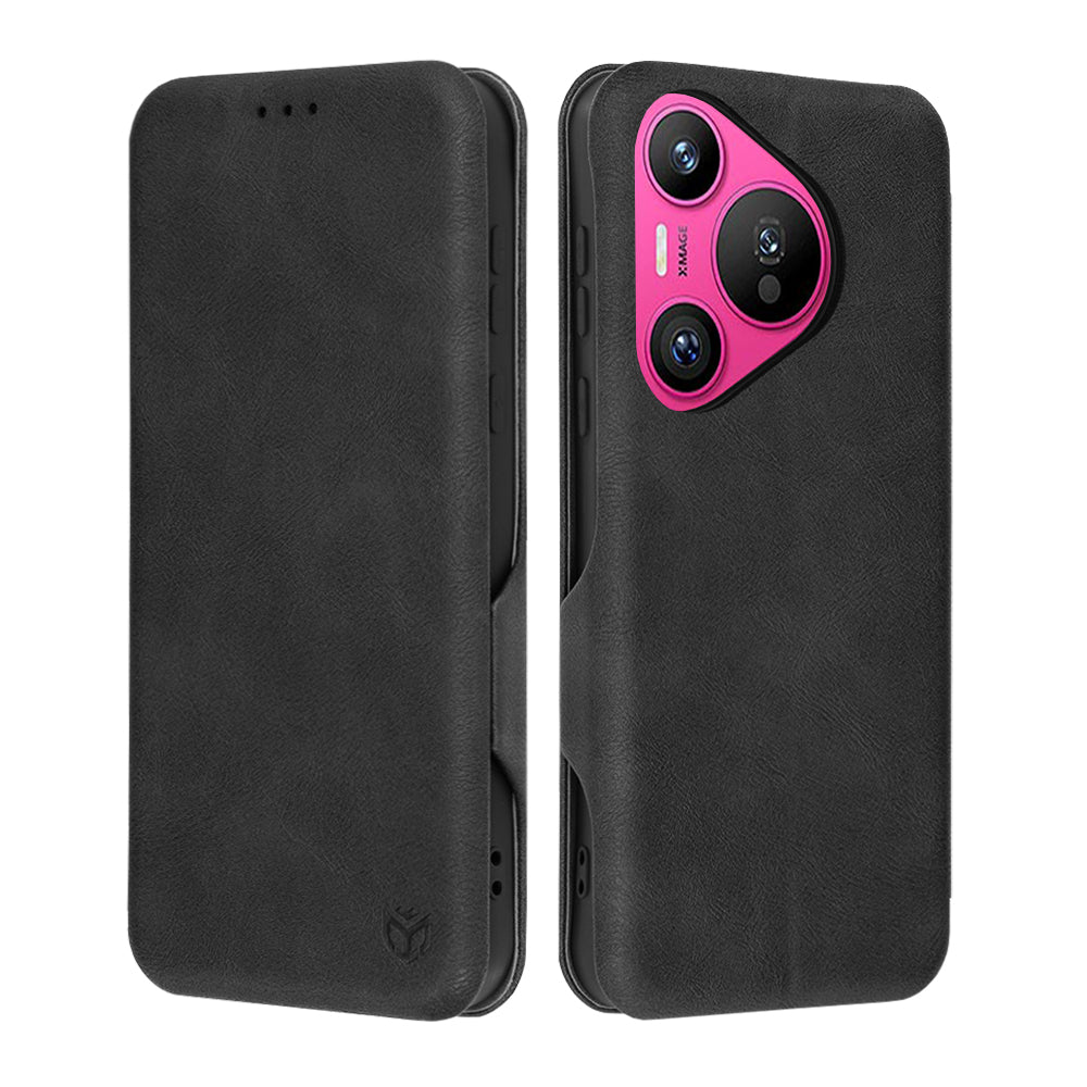 Case for Huawei Pura 70, Techsuit, Safe Wallet Plus, Black