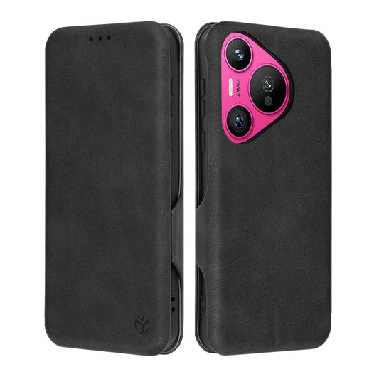 Coque pour Huawei Pura 70, Techsuit, Safe Wallet Plus, Noire