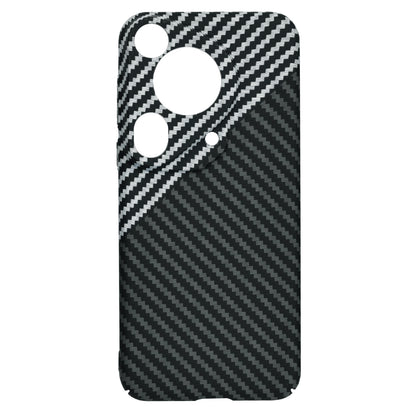 Hülle für Huawei Pura 70 Ultra, Techsuit, Carbonite FiberShell, Schwarz Grau