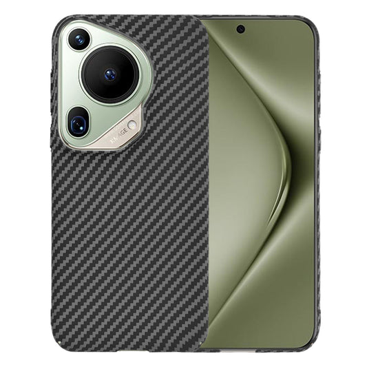 Hülle für Huawei Pura 70 Ultra, Techsuit, Carbonite FiberShell, Schwarz