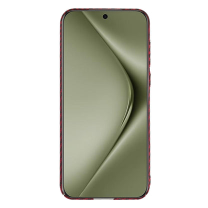 Hülle für Huawei Pura 70 Ultra, Techsuit, Carbonite FiberShell, Rot