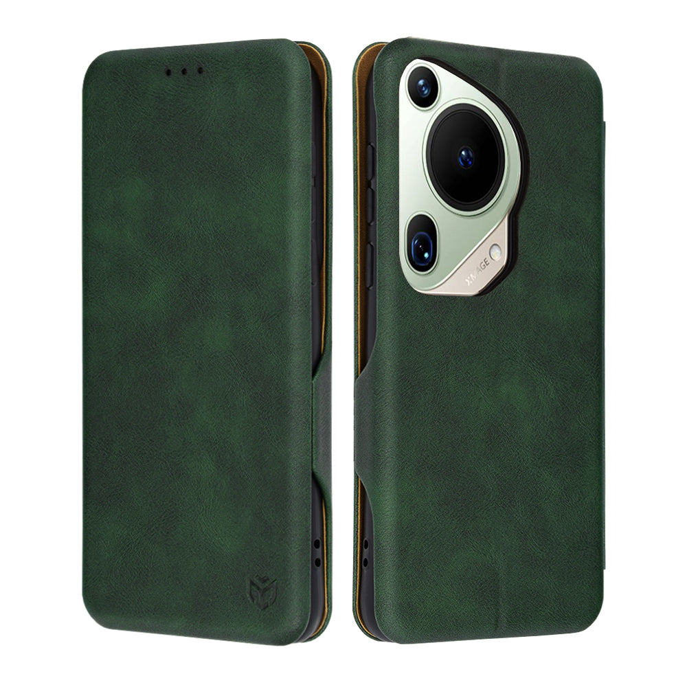 Coque pour Huawei Pura 70 Ultra, Techsuit, Safe Wallet Plus, Vert