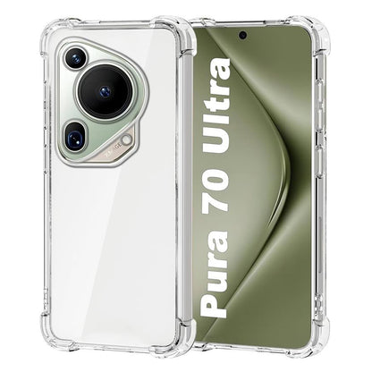 Coque pour Huawei Pura 70 Ultra, Techsuit, Antichoc Claire, Transparente