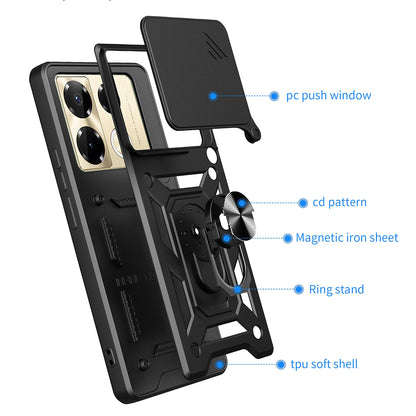 Hülle für Infinix Note 40 Pro+, Techsuit, CamShield, Grün