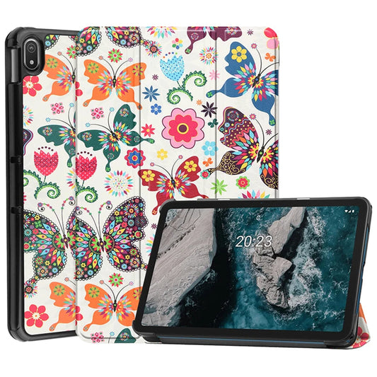 Hoes voor Lenovo Idea Tab 11, Techsuit, FoldPro Butterfly, Multicolor