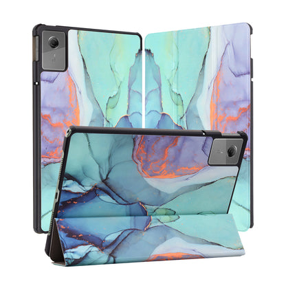 Housse pour Lenovo Idea Tab 11, Techsuit, FoldPro Green Time, Multicolore