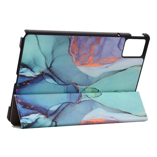 Hoes voor Lenovo Idea Tab 11, Techsuit, FoldPro Green Time, Multicolor