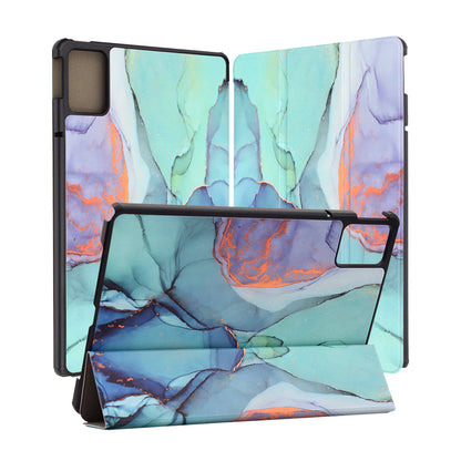 Housse pour Lenovo Idea Tab 11, Techsuit, FoldPro Green Time, Multicolore