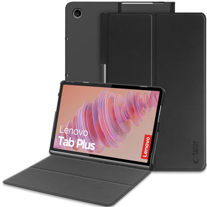 Etui voor Lenovo Tab Plus 11.5inch, Tech-Protect, SmartCase, Zwart 