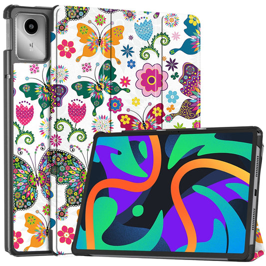 Hoes voor Lenovo Tab M11, Techsuit, FoldPro Butterfly, Multicolor