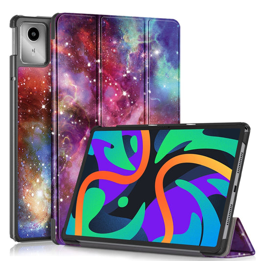 Hoes voor Lenovo Tab M11, Techsuit, FoldPro Galaxy, Multicolor