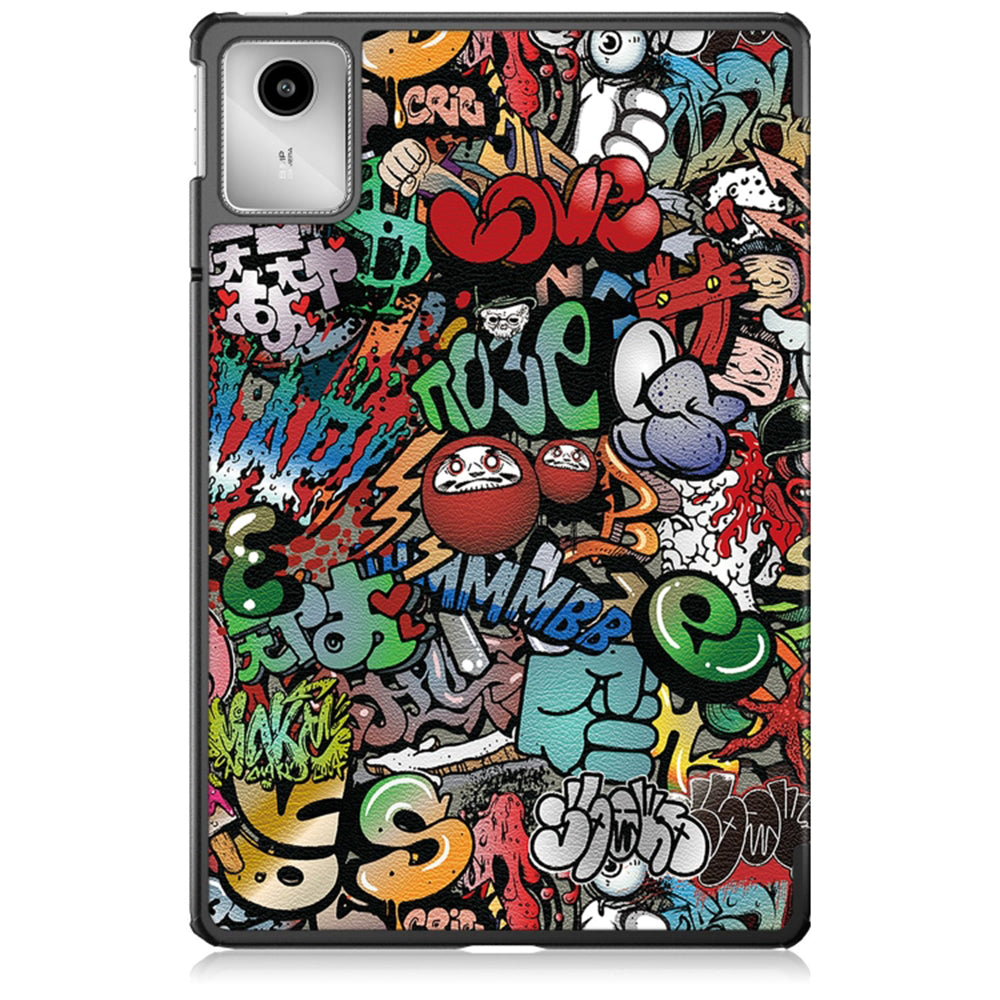 Étui pour Lenovo Tab M11, Techsuit, FoldPro Urban Vibe, Multicolore