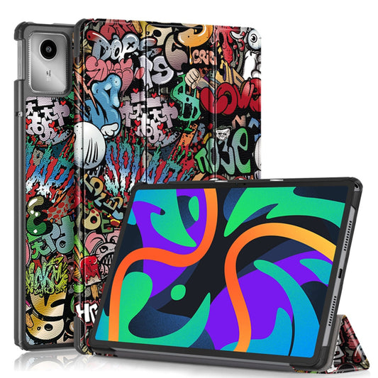 Hoes voor Lenovo Tab M11, Techsuit, FoldPro Urban Vibe, Multicolor