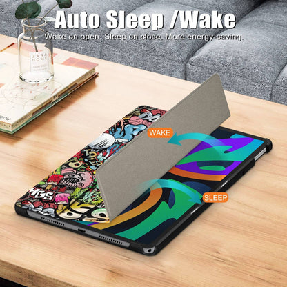 Étui pour Lenovo Tab M11, Techsuit, FoldPro Urban Vibe, Multicolore