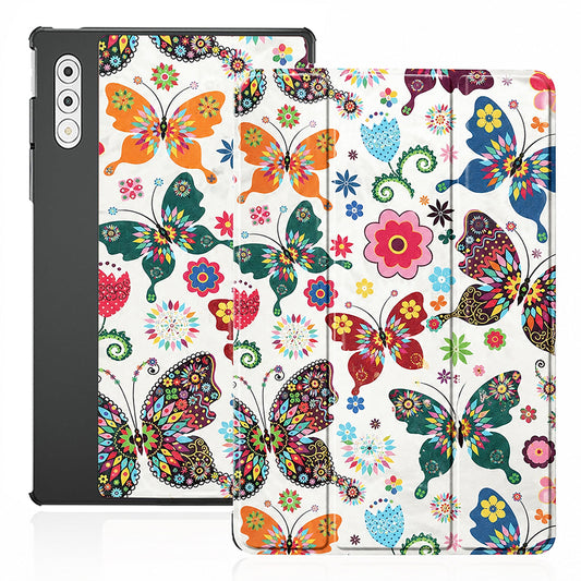 Hülle für Lenovo Yoga Tab Plus, Techsuit, FoldPro Butterfly, Mehrfarbig