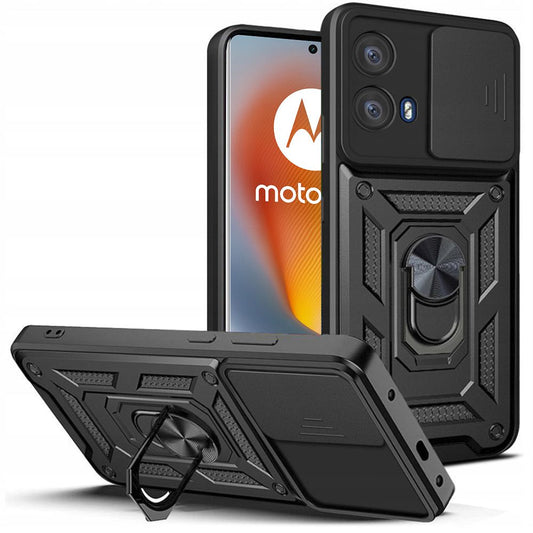 Etui pour Motorola Edge 50 Fusion, Tech-Protect, CamShield Pro, Noir 