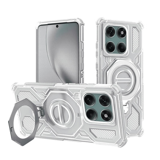 Hoes voor Motorola Edge 60 Pro, Techsuit, Carbon Shield Pro, Wit