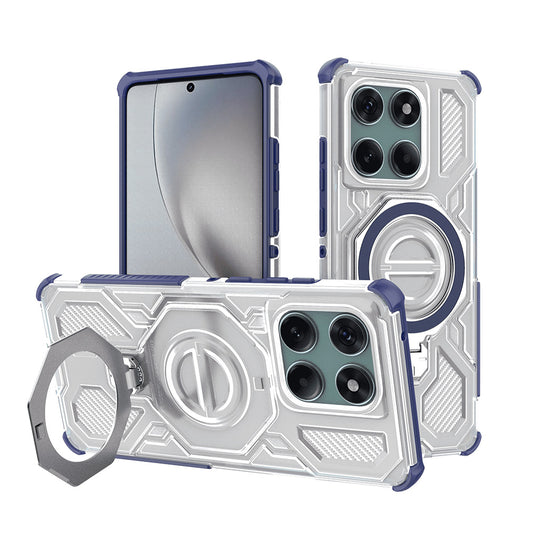 Hoes voor Motorola Edge 60 Pro, Techsuit, Carbon Shield Pro, Blauw